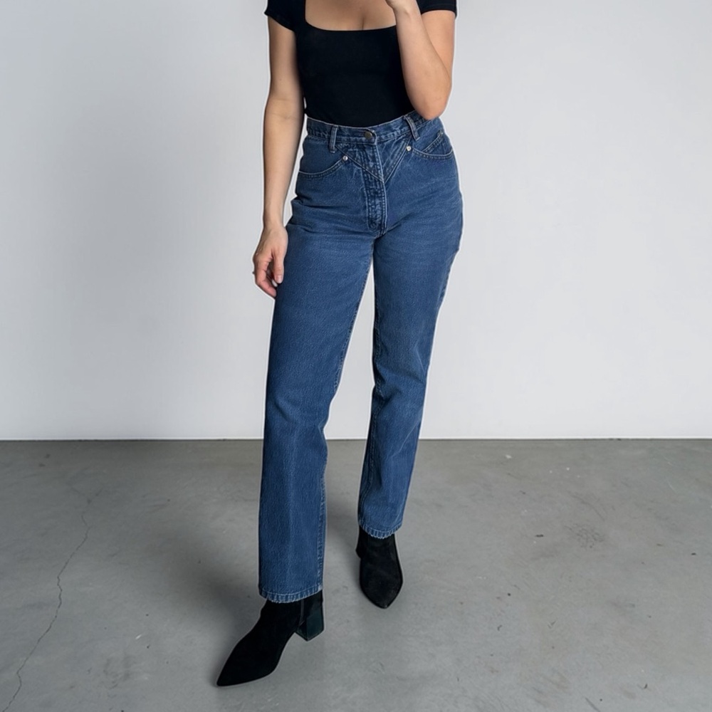 Vintage Rockies Western Denim Straight Leg High Waist